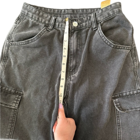 Dark Grey Women’s Cargo Jeans / Pants - Picture 10 of 11